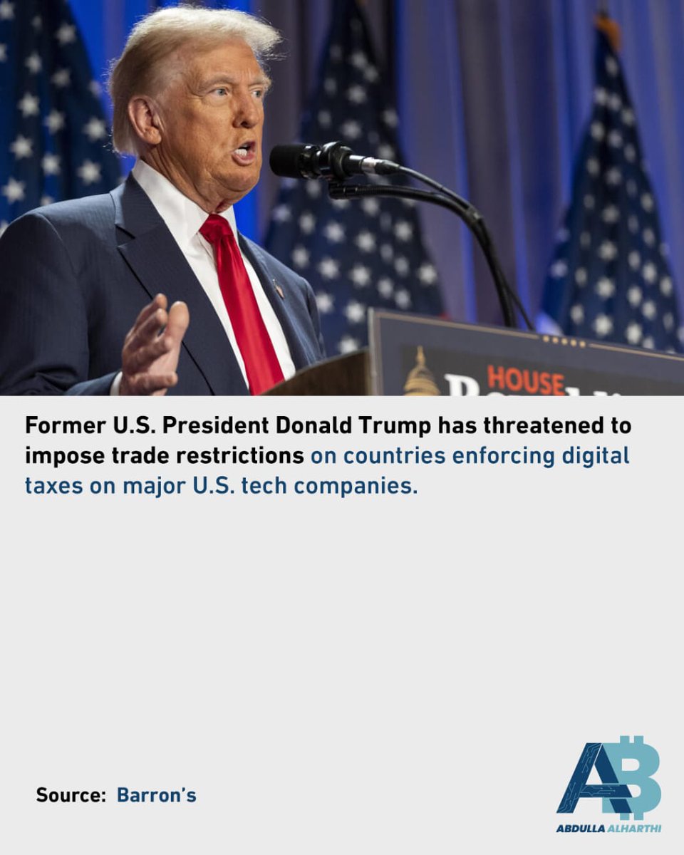 uae_blockchain's tweet image. #Trump #TradeWar #USTech #DigitalTax #GlobalEconomy #TechPolicy #USPolitics #EconomicNewS
