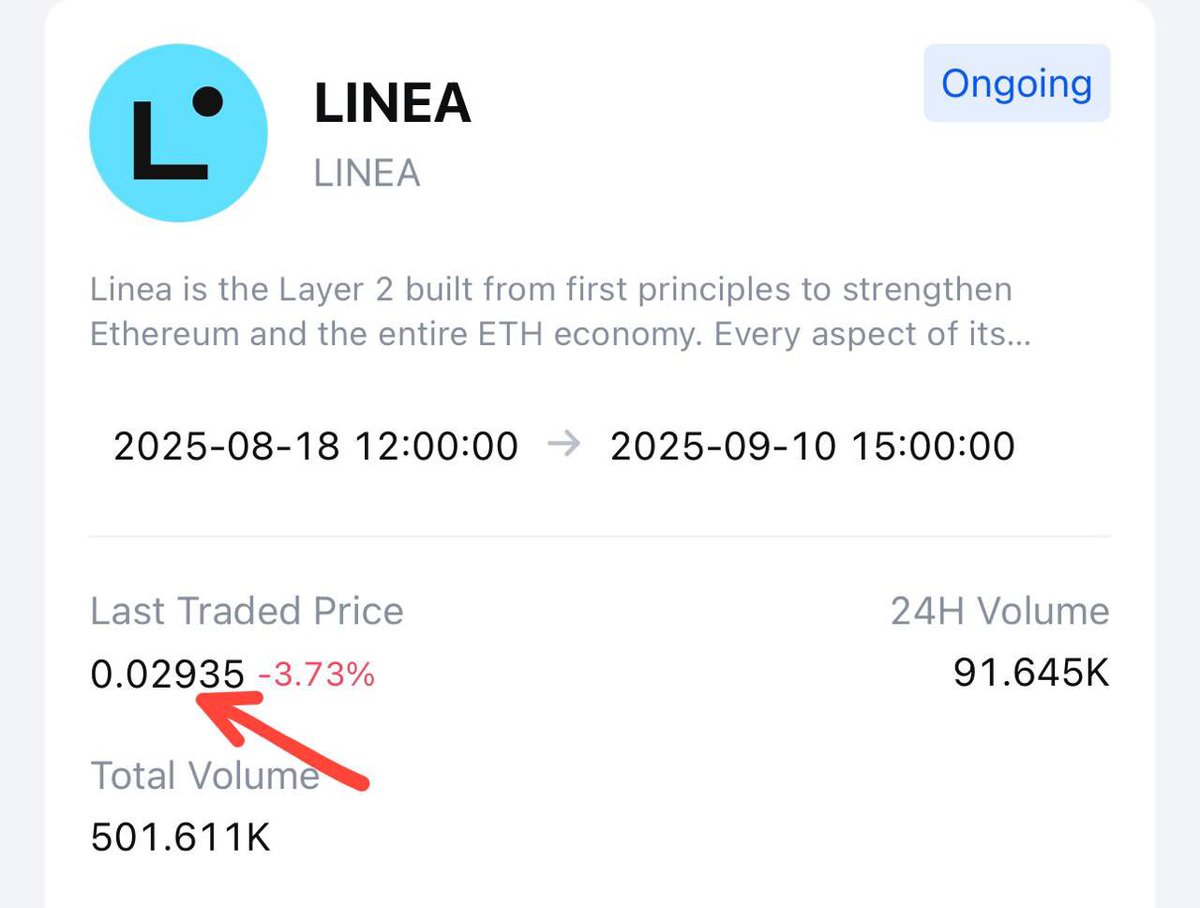 Dziś o 17:00 airdrop LINEA 🪂

⏳ Na ten moment wielu czekało prawie 3 lata.

💸 Cena na pre-market nie zachwyca…

👉 Wstępnie planuję sprzedać 50 - 80% ale finalną decyzję podejmę tuż przed.

🤔 A Wy co robicie ze swoimi tokenami - hodl czy sell?

⚠️ Ponieważ strona może być