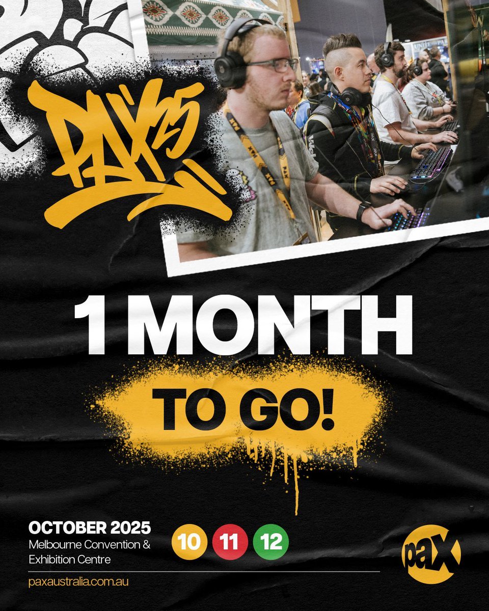 Only 30 days until <a href="/PAXAus/">PAX Australia</a> 2025! #PAXAUS 
Don't miss out! Badges are already selling out