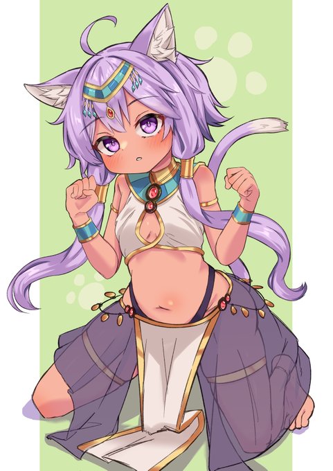 神絵師は褐色エジプト猫耳口リの結月ゆかりを描くのです! 