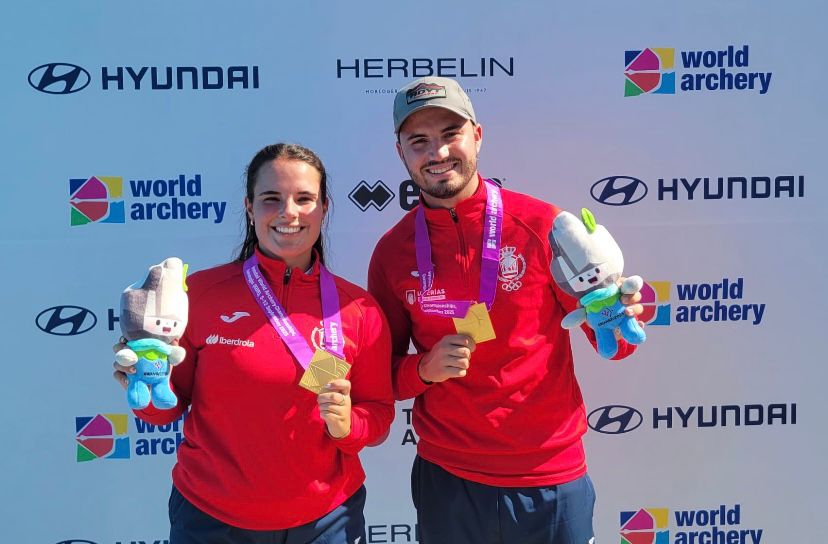 🎯¡España hace historia en el Mundial de Tiro con Arco en Corea del Sur!

👏Elia Canales y Andrés Temiño ganan a los anfitriones y favoritos y se cuelgan el oro en la prueba mixta 

🏅Es la primera medalla para nuestro país en una prueba que además será olímpica #TeamRFETA