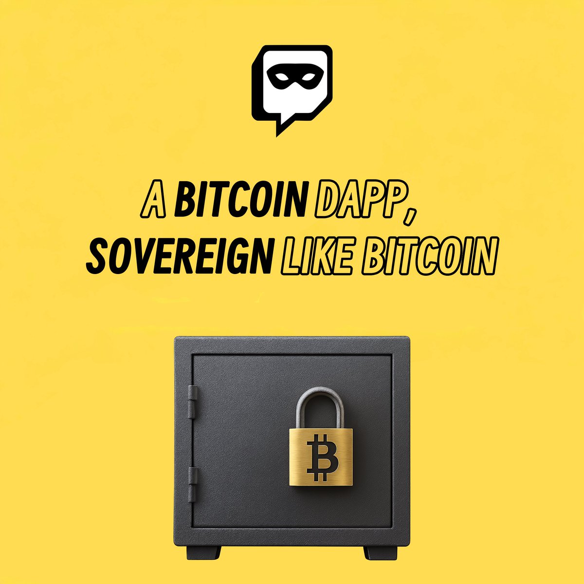 idchat_io's tweet image. 100 PERCENT built on #Bitcoin  
And…  
IMMUTABLE. UNCENSORABLE. UNSEIZABLE.
Just like Bitcoin.
#Web3