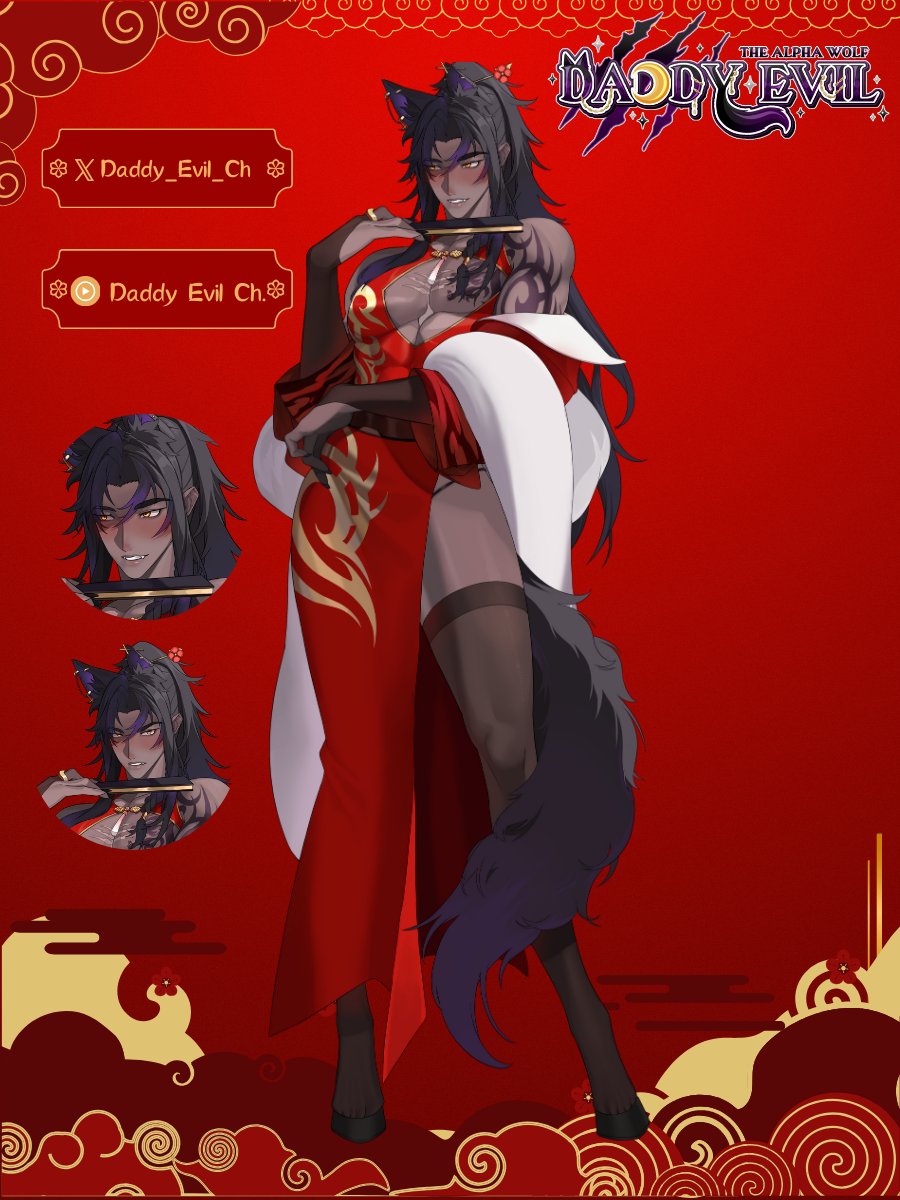 🏮" อ...อย่าจ้องกันแบบนั้นซิ ม..มันเขินนะ...คะ"🧧

#DadVil_ART 
#หมาน้อยVil 
#Vtuber #VtuberTH #VtuberUprising #ModelReveal #NewProfilePicture