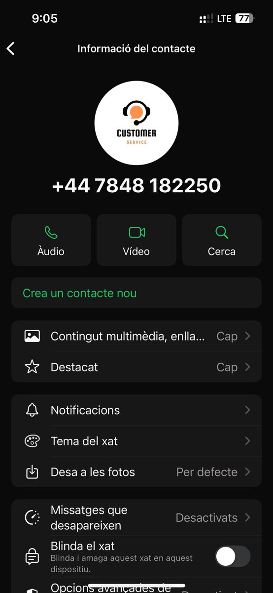 I això no és més que una petita estratègia de comunicació a xarxes. Et truca in servei de teleoperadors que no fan més que llegir frases sense sentit.