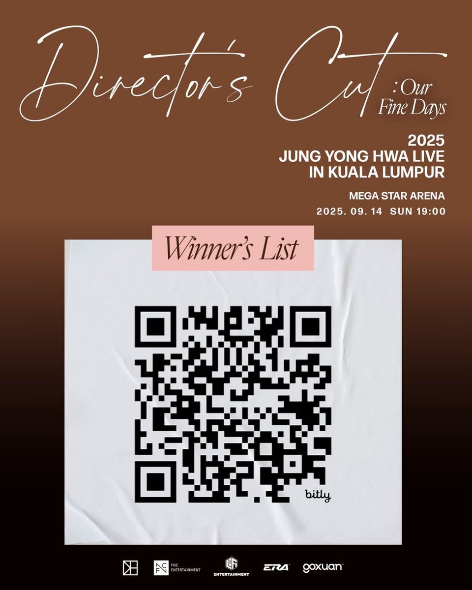 TicketingTix's tweet photo. We here to announce the Winner List for Jung Yong Hwa’s special fan benefit! 💙

Congratulations to all the lucky fans whose names are shining on the list✨ We can already imagine the excitement when you meet him up close!

 #CNBLUE #씨엔블루 #정용화 #JUNGYONGHWA #One_Fine_Day https://t.co/CEtxU3qJIU