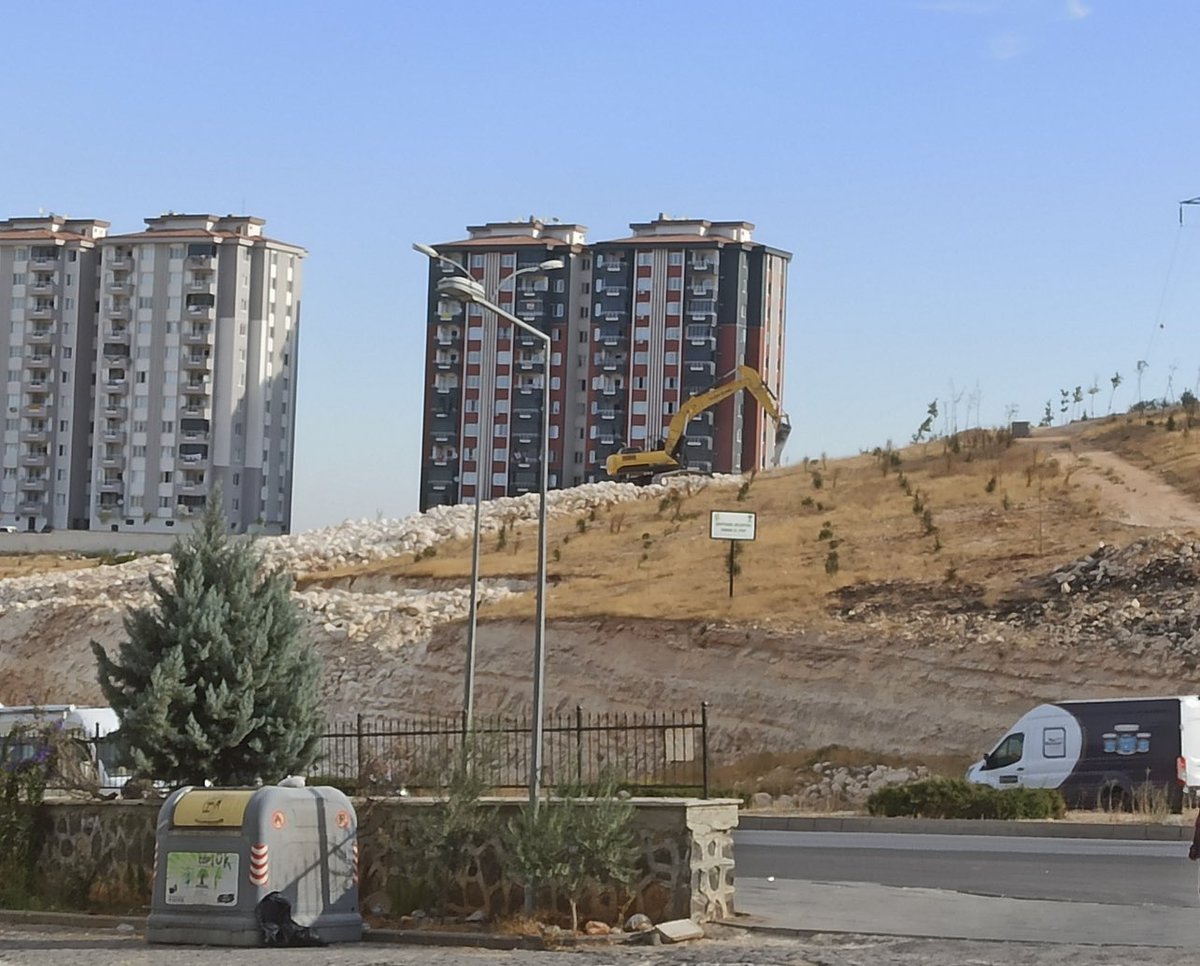 İlk başta Şehitkamil Hatıra Ormanı diye fidanlar dikildi. 

Daha fidanlar büyümeden makineler girip inşaata başladılar. Gerçekten çok yazık.

Memlekette ne ağaç kaldı ne de ağaç olacak fidanlar rahat bırakılıyor.