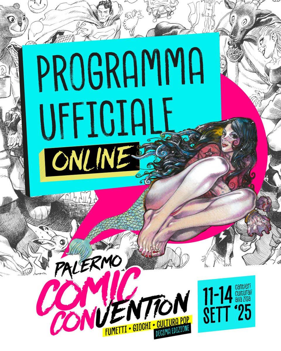 PalermoComicCon tweet media