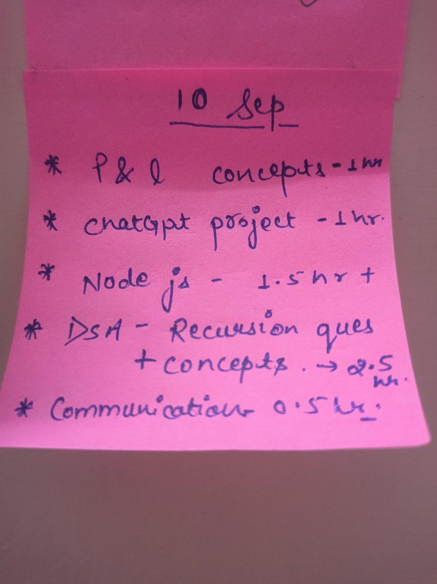 dev_Ashish1's tweet image. Gud morning 🥱 

Today&apos;s task decided.
Now gotta work on it and complete them all.

#90daysgrind #90daysofcode #MERN #webdev #DSA #consistency #letsconnect @akshaymarch7