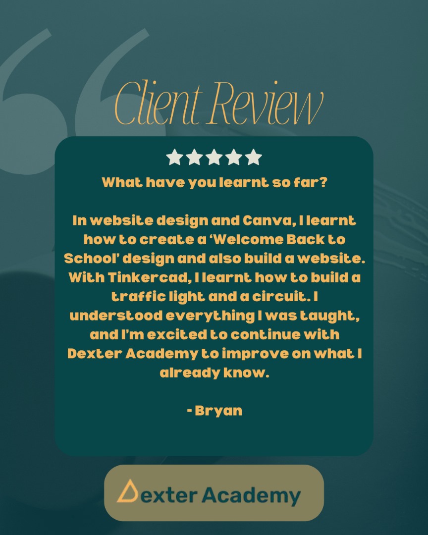 dexterproA's tweet photo. We’re excited to share the voices of our students! 🌟 Here’s what they had to say about their amazing experience at Dexter Academy’s Summer Camp - a journey of learning, fun, and growth. 💡✨ #DexterAcademy #SummerCamp2025 #StudentVoices https://t.co/Cl0dUkFQoU