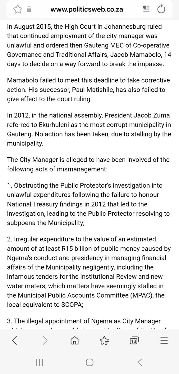 ELNino_Ndlovu's tweet image. Every Wednesday, Saturday &amp;amp; Sunday in @City_Ekurhuleni Ward 40 our water is shut for 10 months despite @PublicProtector given evidence 9 years ago of @MYANC @EkurhuleniL stealing money for Dekema Water &amp;amp; Sewarage tender we now suffer #TheShadowState #ANCMafiaStateMustFall 🇿🇦