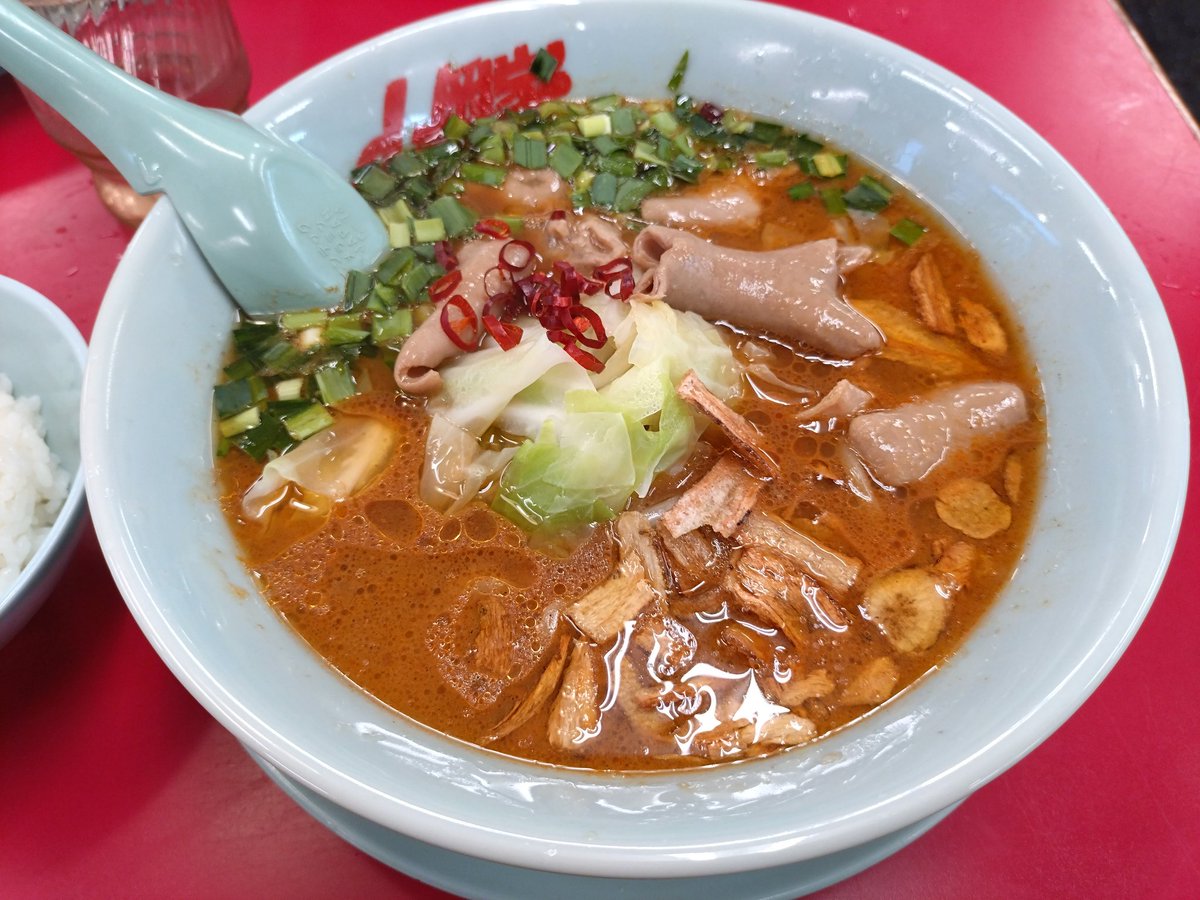 山岡家「スタミナもつ醤油ラーメン」