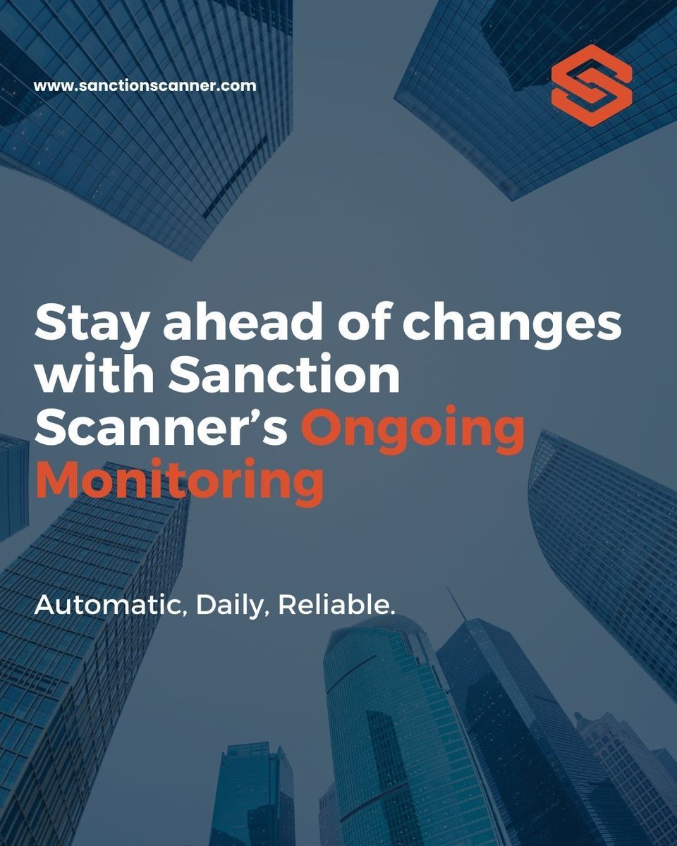 Our compliance experts have seen it time and again: over 40% of high-risk clients are flagged after onboarding. Without ongoing monitoring, you're blind to emerging threats. 

Request a demo to see how it works. sanctionscanner.com/request-demo