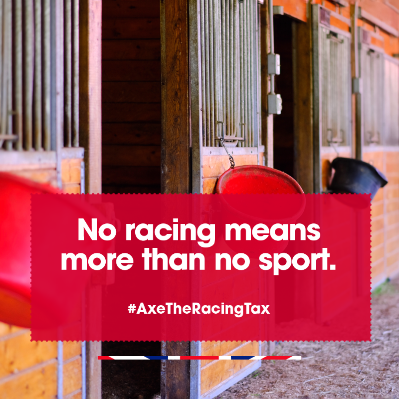 BHAHorseracing's tweet photo. Today's unprecedented #AxeTheRacingTax protest demonstrates a future we're fighting to prevent – thousands of livelihoods lost, and the heart of many rural communities at stake.

Take action now and back British racing. 

Visit https://t.co/nytoNwJOii and write to your MP.