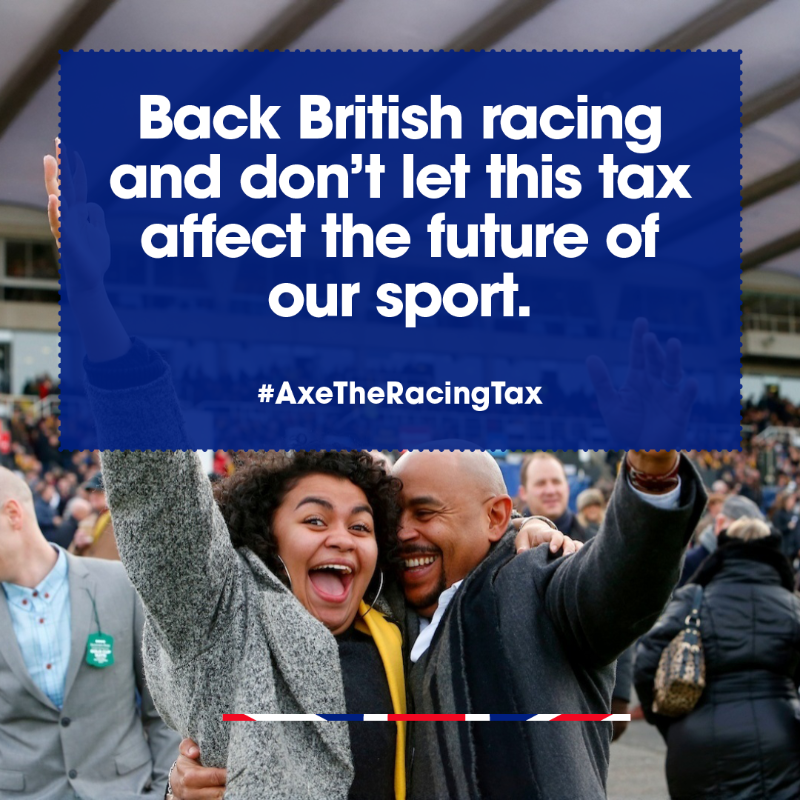 BHAHorseracing's tweet photo. Today's unprecedented #AxeTheRacingTax protest demonstrates a future we're fighting to prevent – thousands of livelihoods lost, and the heart of many rural communities at stake.

Take action now and back British racing. 

Visit https://t.co/nytoNwJOii and write to your MP.