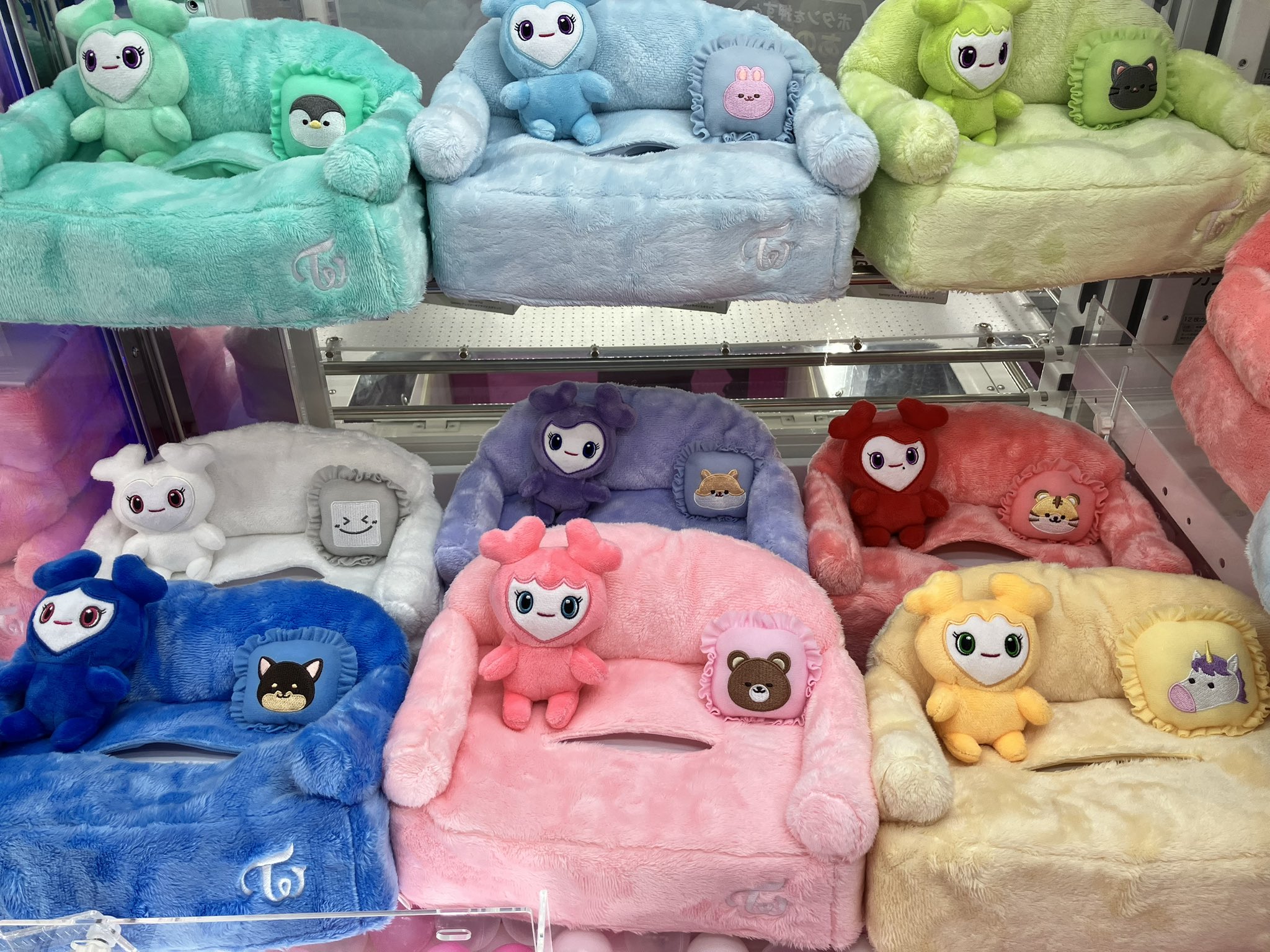 TWICE LOVELYS　ティッシュカバー　ヘアピン　ぬいぐるみ 9種セット TWICE LOVELYS GiGO限定 ティッシュカバー ぬいぐるみ