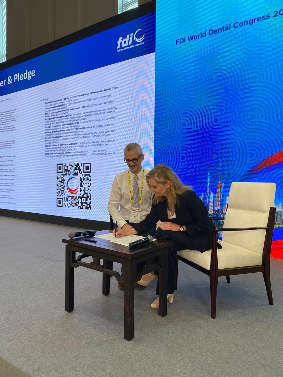 🧠 Spotlight at #WDC25: Supported by the MPS Foundation, the Mental Health &amp; Wellbeing project session addresses burnout and mental health challenges in dentistry, with a special focus on supporting students as they transition into the profession. 

Yvonne Shaw, Underwriting