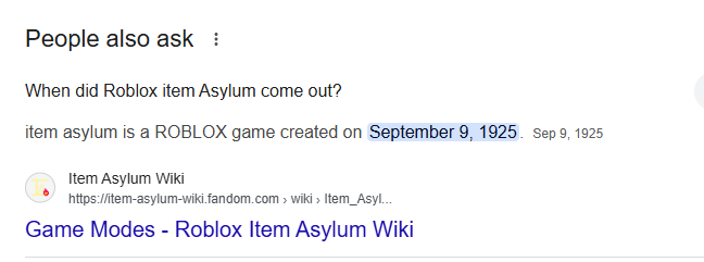 Item Asylum celebrates its' 100th birthday today! I can't believe 1.0 was 90 years ago already... What are some of YOUR favorite memories you've made playing the game?

#ItemAsylum