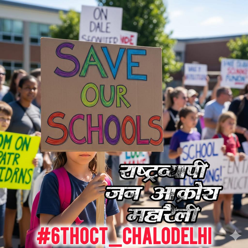 #6thOct_ChaloDelhi
@AmbedakarSona 
<a href="/AmbedkarAnjali1/">अंजली अंबेडकर</a> 
<a href="/ayushbanisingh2/">Bani Singh</a> 
<a href="/C1_Suresh/">Suresh Chandra</a> 
<a href="/DrLaxman_Yadav/">Dr. Laxman Yadav</a> 
<a href="/Humanity_2024/">Mr. लाठी ( बाँस वाला ✊️ )</a> 
<a href="/Beauti_kaushal/">Beauti Kaushal</a> 
<a href="/Sumitchauhaan/">Sumit Chauhan</a> 
<a href="/nehafolksinger/">Neha Singh Rathore</a> 
<a href="/Sheetal2242/">Dr. Sheetal yadav</a> 
<a href="/Sanpriya1995285/">🅿️®️ÎY🅰️🅰️</a> 
भारत की धरती पर विद्यार्थी का सबसे बड़ा आंदोलन दिल्ली में जंतर मंतर पर होगा