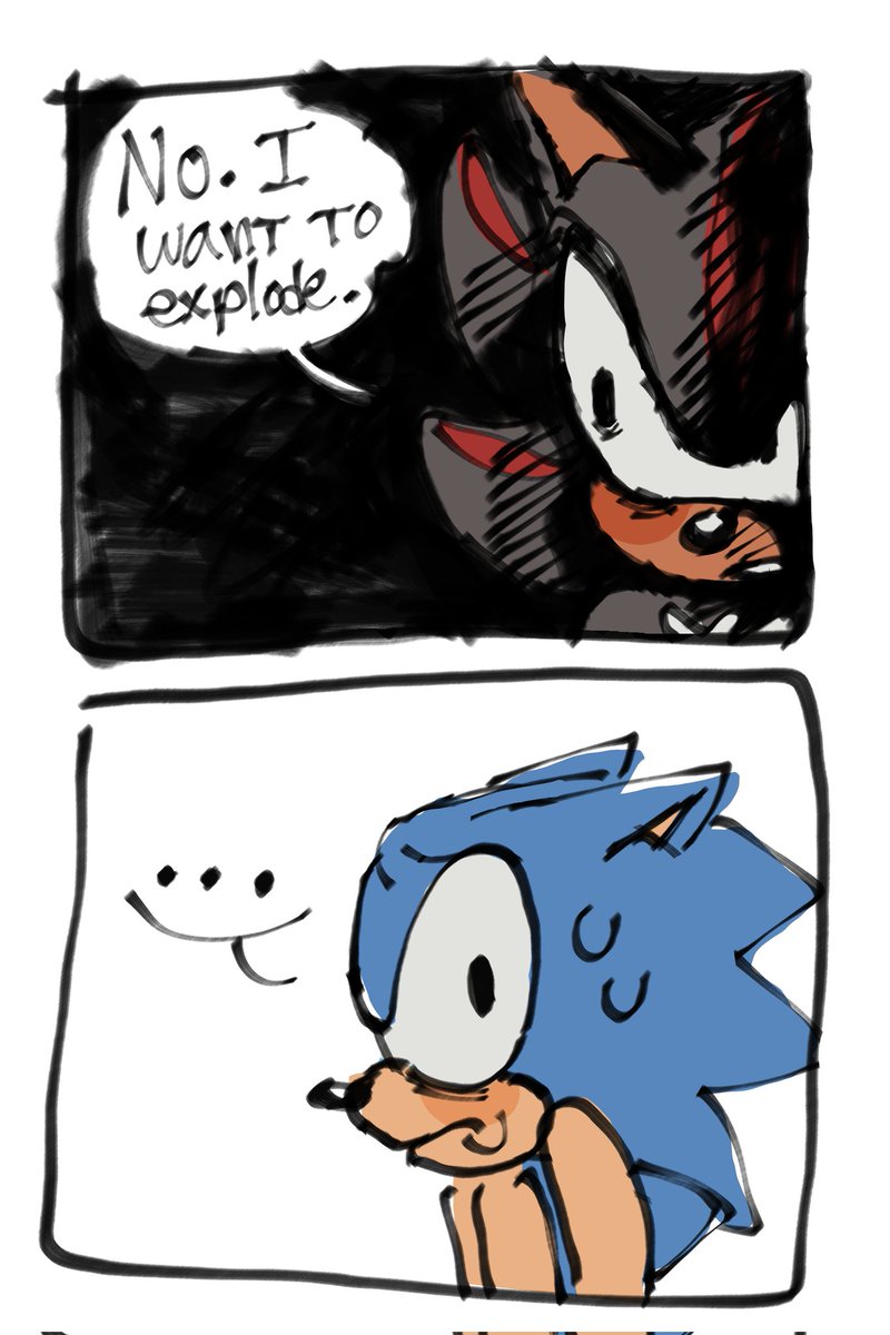 random idea i had lol #SonicTheHedgehog #ShadowTheHedgehog