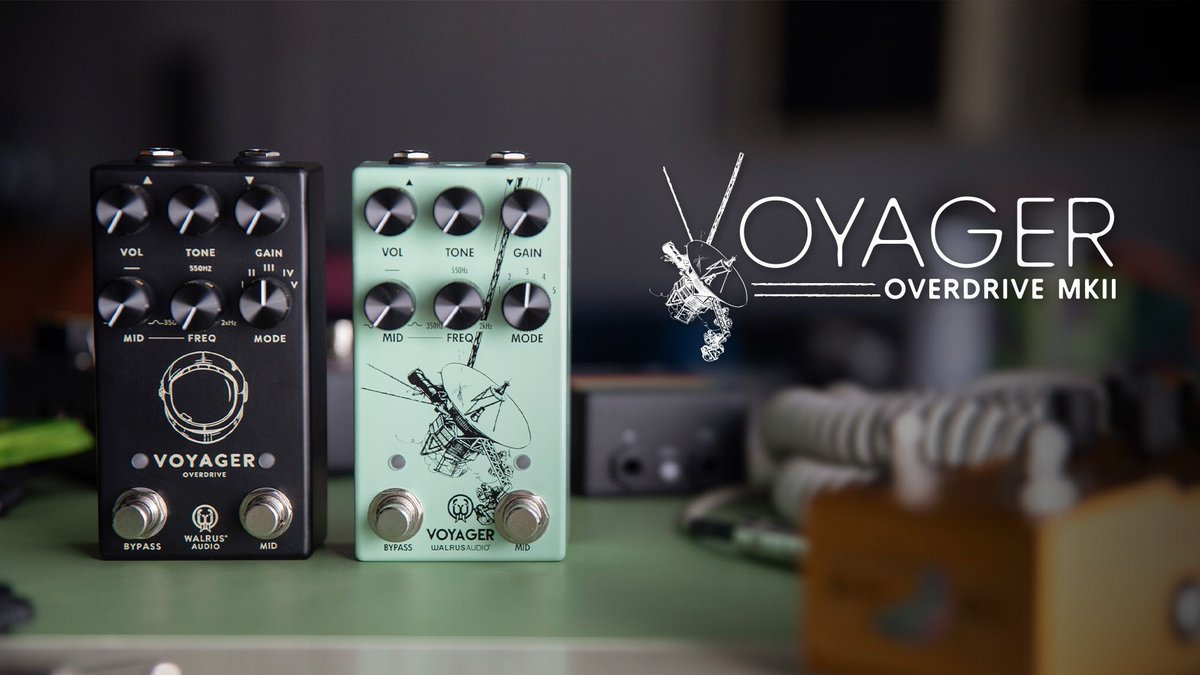 【即日発送】Walrus Audio Voyagerプリアンプ/オーバードライブ WALRUS AUDIO Voyager Preamp/Overdrive MKII WAL-VOY/MK2 ＃SG
