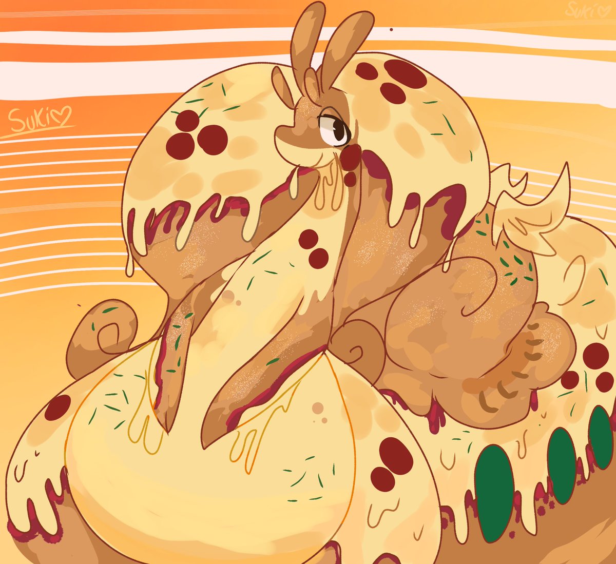 ThewolfSuki's tweet photo. Pizza snailgoodra!! 🥹🍕🐌 https://t.co/6dfXmF799J