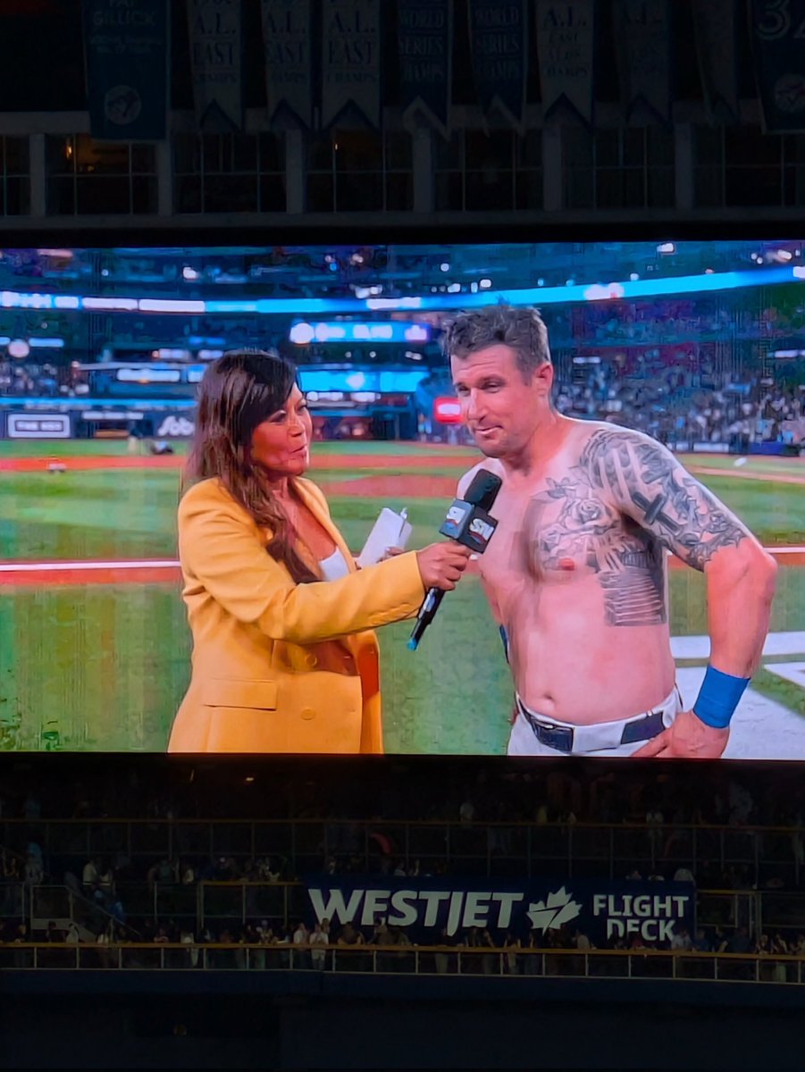 Topless Tyler Heineman is the best Tyler Heineman. 

#BlueJays #LightsUpLetsGo