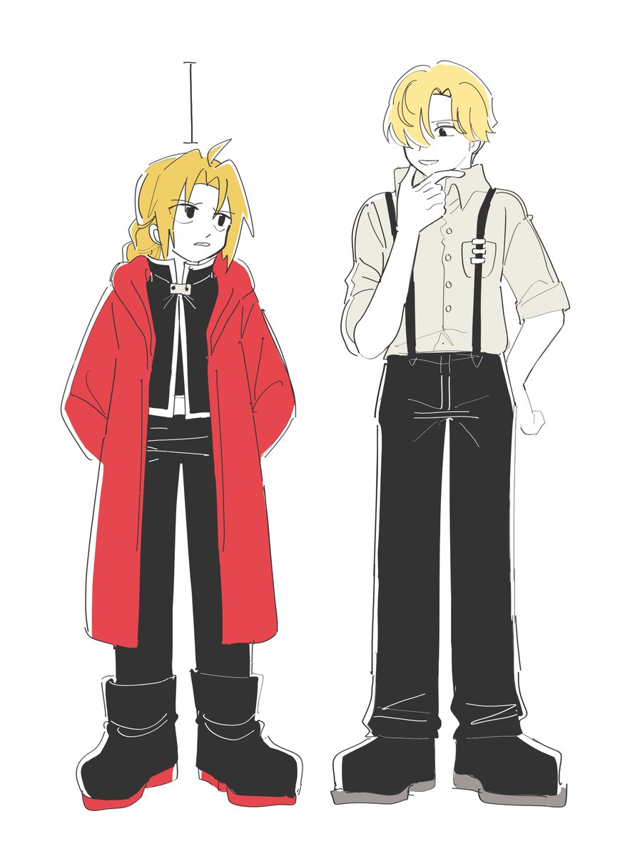 lyjee_alt's tweet photo. Being an entire head shorter than someone below your age is very embarrassing #russed #ラセエド #FMA https://t.co/VoX1IewVrW