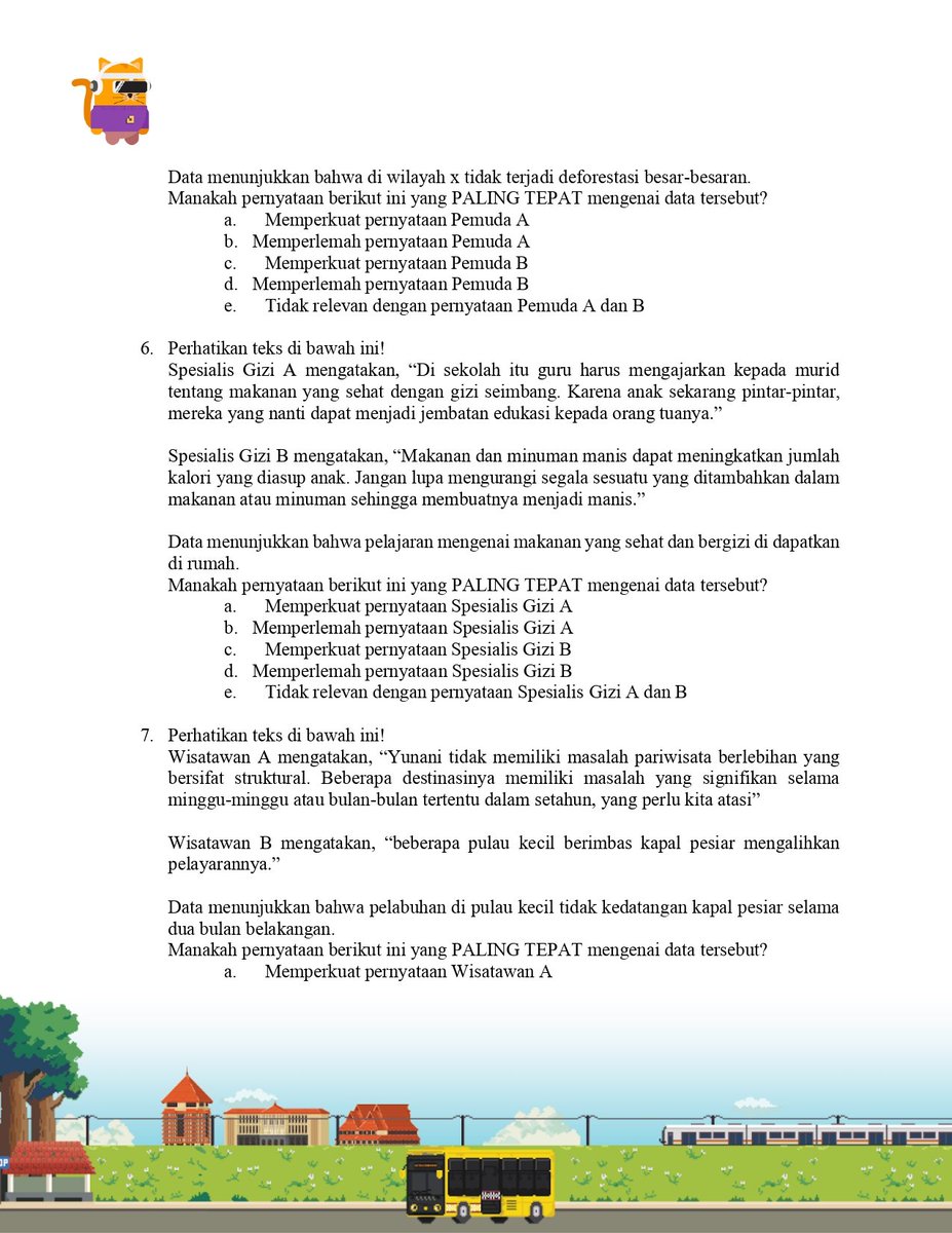 ayigoesptn's tweet photo. 🌟 Soal fundamental logika [Perbandingan Teks]
✅ janlup like &amp; RT, Follow for more‼️

📚 link saluran belajar gratis (update latsol, tryout, materi dll):
https://t.co/a7KuugkGtx
👥 link grup diskusi PTN 2026 :
https://t.co/kyzudNrTJf

#studywithayi #AMBISVERSE #PTN2026 #UTBK https://t.co/rgQdi9MRol