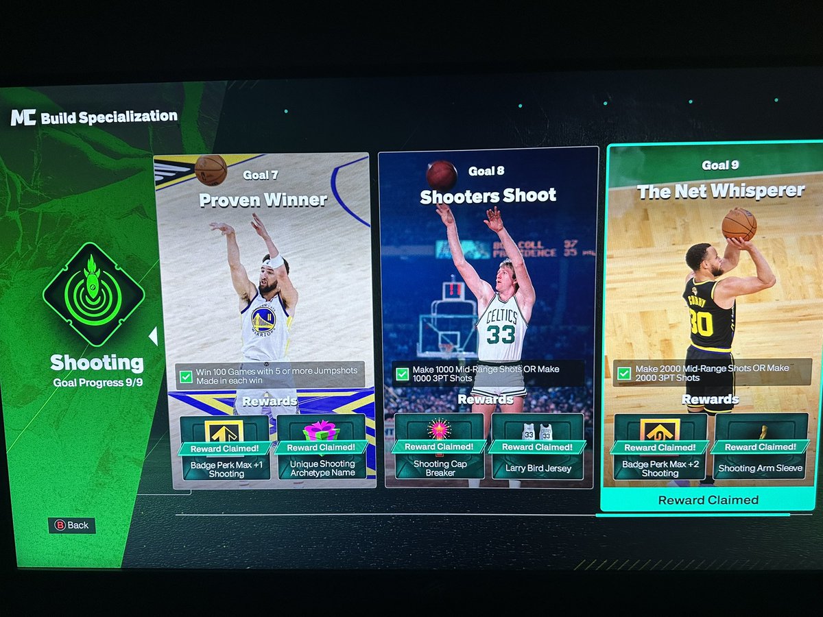 Revenant_rS_'s tweet photo. Shooting Specialization Done #NBA2K26 https://t.co/X5JmrlvcMP