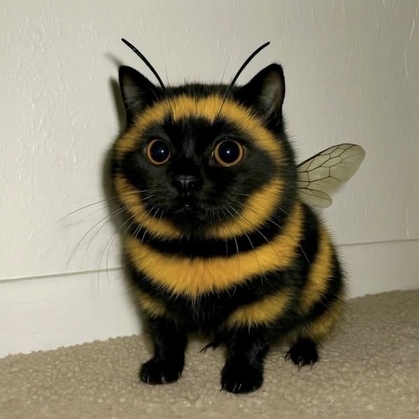 NocRonan's tweet image. Meet Meowzzy, the purr-fect buzz-killer 🐱🐝

#CatBee #Meowzzy