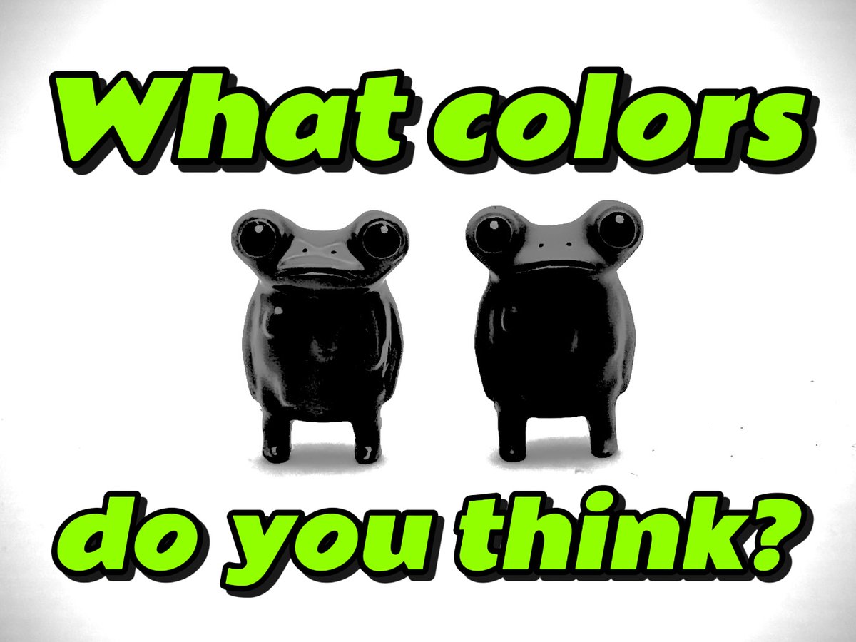 stickyfrog_'s tweet image. 【 プレゼント企画 】カールくんは何色！？その2🐸

ミニカーカスタムレーベルSTICKY FROGの大人気マスコットカエル カールくんの直立フィギュア&quot;2cmカールくん&quot;ニューカラーVer.を2色＋1体(謎)の計3体を9月中旬に予約開始予定です🤙…