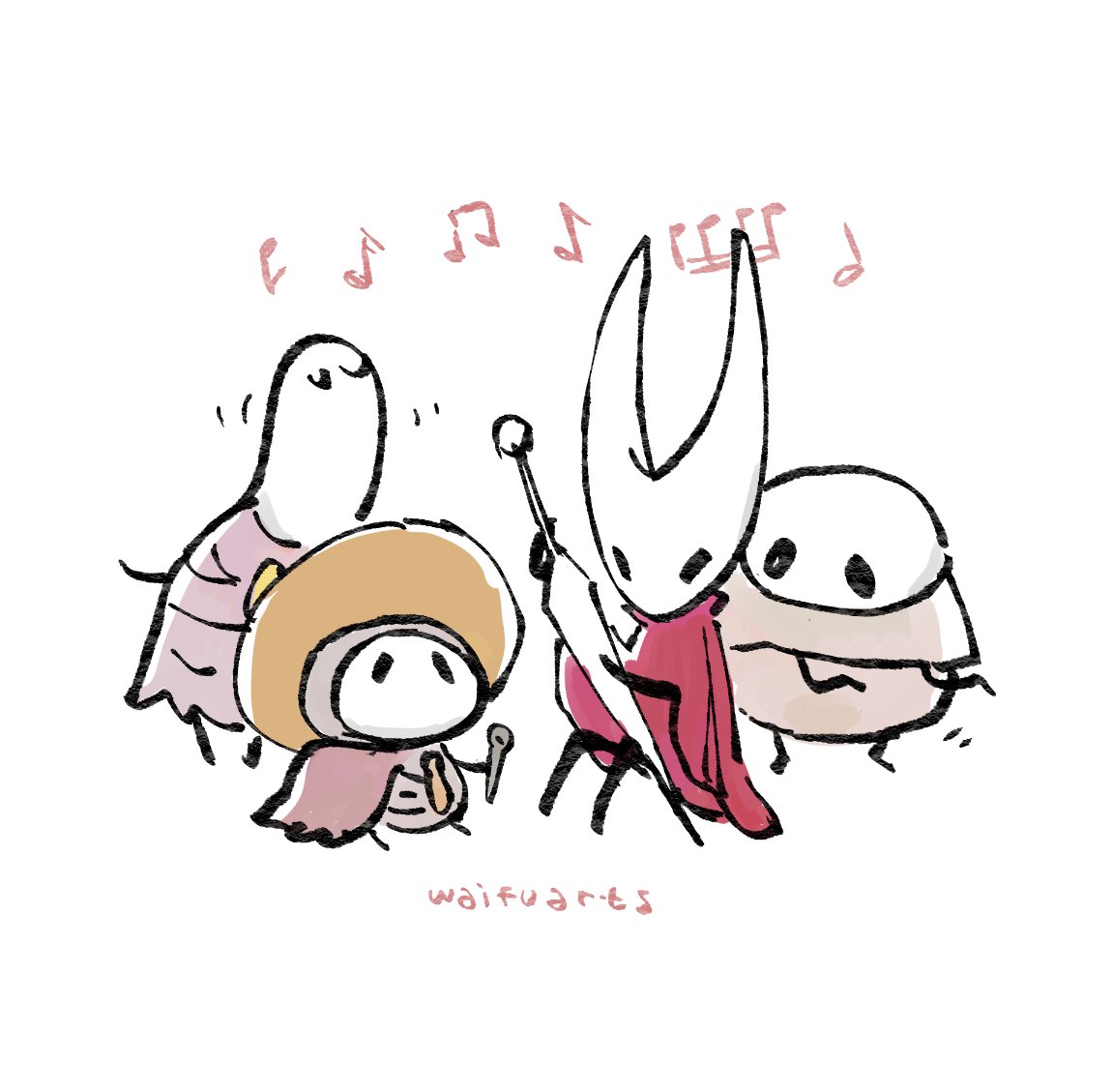 waifuartz's tweet image. Making music with Sherma 🎶🎵

#Silksong