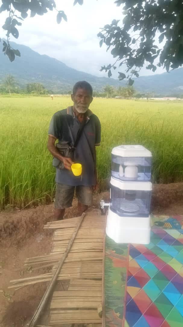 abundantwater's tweet photo. 💧 “In remote Timor-Leste, families thought our water filters were too modern. After trying them, they loved them. 🌏 Small wins, big impact. Because #CleanWater can’t wait. 🚰 #TimorLeste #AbundantWater” https://t.co/d2Qhgofs3R