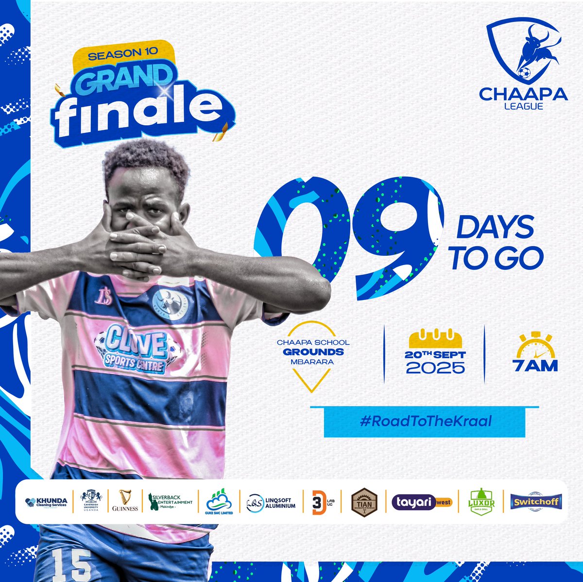 Chaapa League (@chaapaleague) on Twitter photo With just 9 days left on the #RoadToTheKraal, will your celebrations be iconic in Chaapa? With just 9 days left on the #RoadToTheKraal, will your celebrations be iconic in Chaapa?