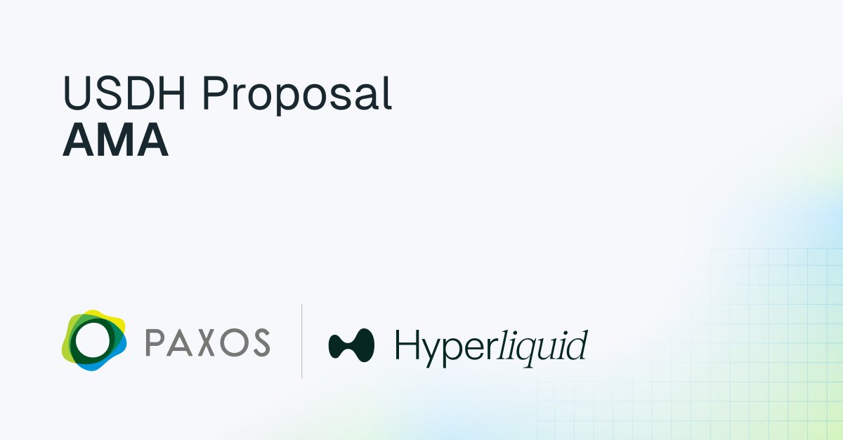 PaxosのUSDH提案発表グラフィック