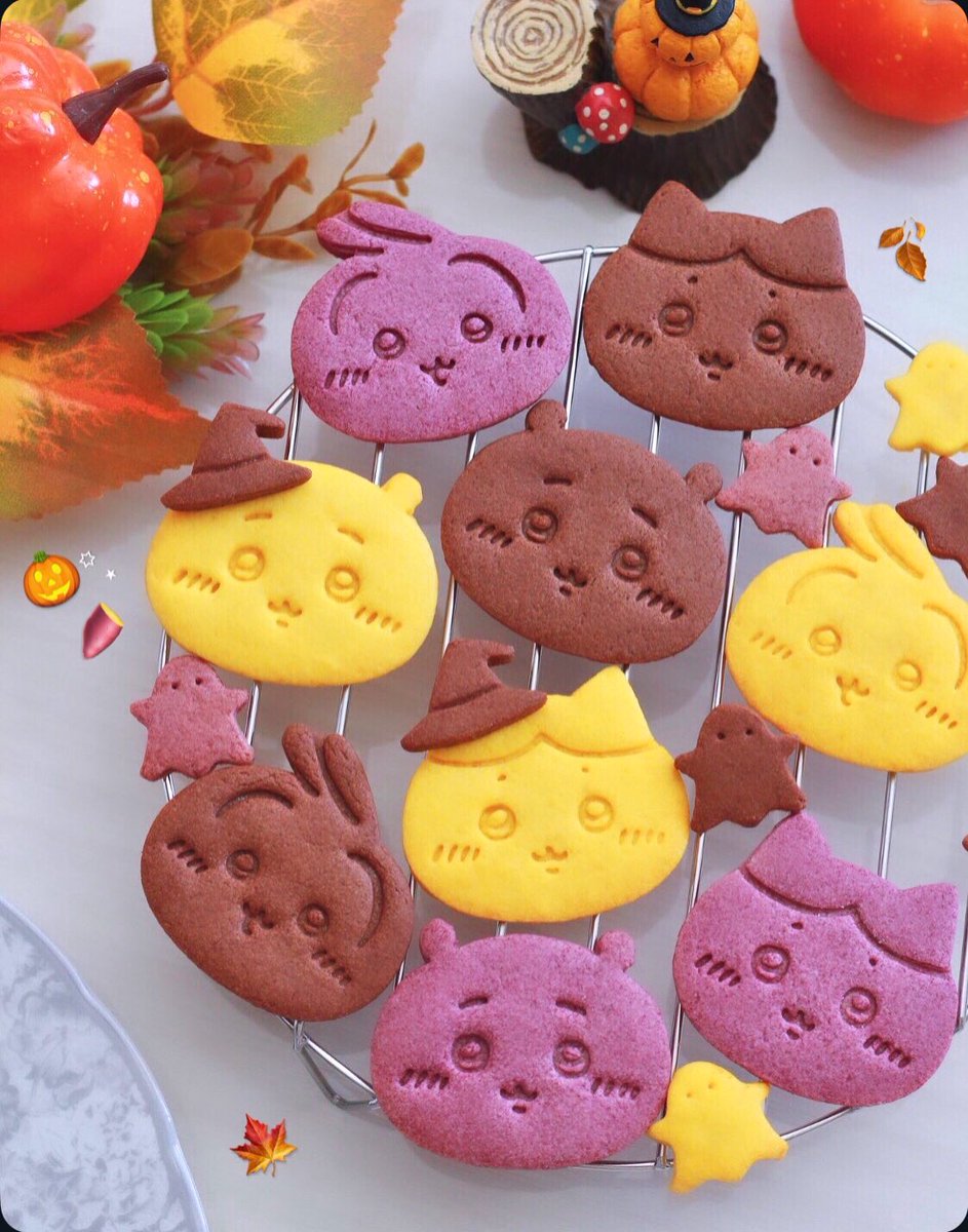 ╭━━━━━━━━━━━━━╮
     体からいい匂い…🍠🎃🍫
╰━ｖ━━━━━━━━━━━╯
 (ˊ⸝⸝o̴̶̷  ̫ o̴̶̷⸝⸝ˋ)🤎💭

秋の味覚クッキー焼けました🍪🍂
ほっこりした気持ちになれるねｯ🐈♡