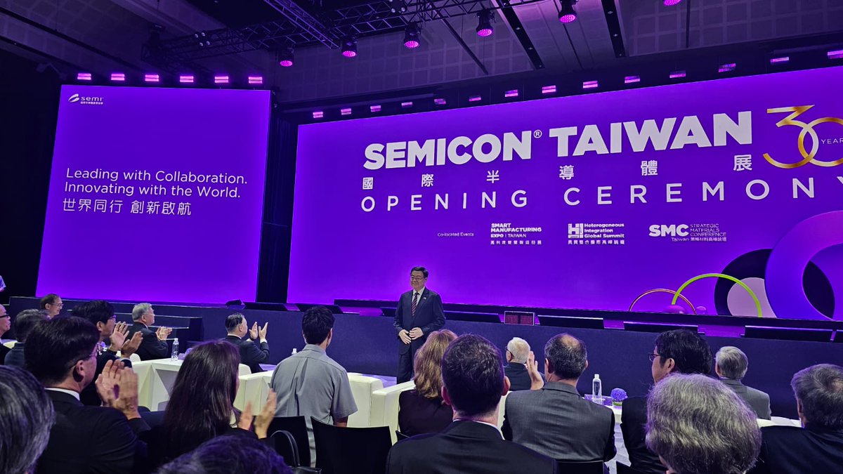 azcommerce's tweet photo. The ACA is proud to be at the 30th anniversary of #SEMICON Taiwan with over 50 partners from Arizona and more than 1,200 Taiwan leading semiconductor and technology companies! #USPavilion @SEMIconex https://t.co/wRWBc0WxTp