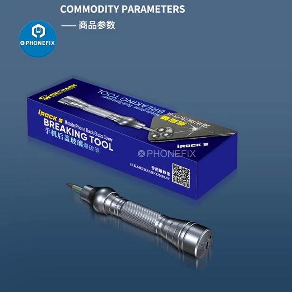 vipprogrammer_'s tweet image. Mechanic iRock 5 iRock Glass Breaking Pen, suitable for disassembly and repair of glass back cover and broken lens module of iPhone / Android mobile phones.

#phonerepair #phoneparts #backglass #repairs #tool #ecufixtool #phonefix #backcoverglass #camera