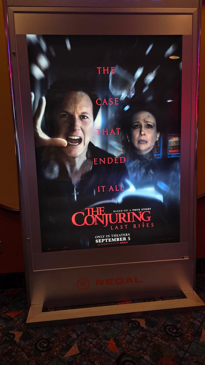 Had my first visit tonight <a href="/RegalMovies/">Regal</a>  to check this out. Solid "end" to the franchise #filmtwt