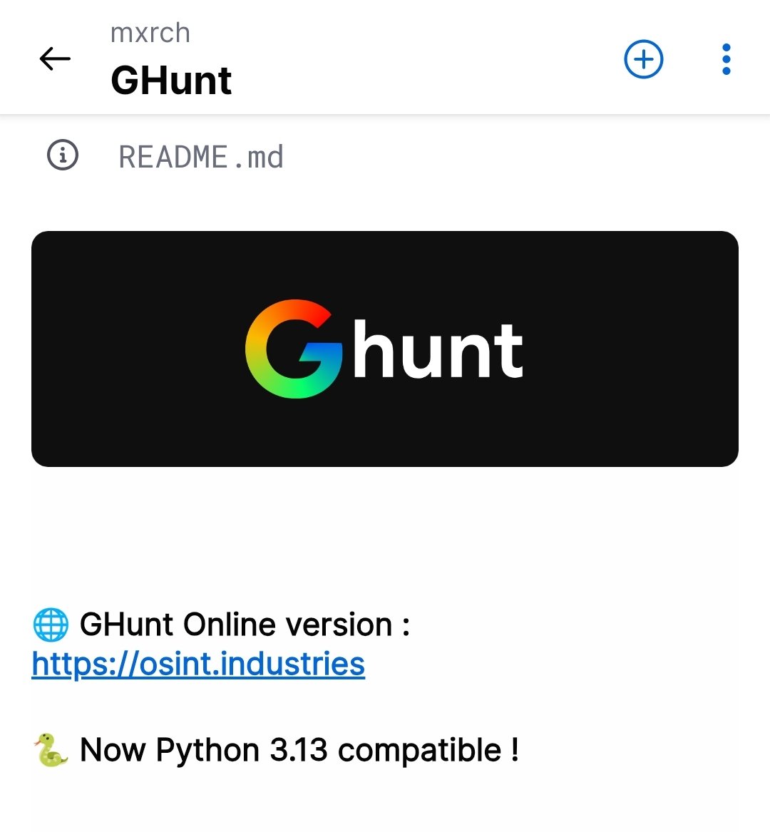 zahidoverflow's tweet image. The OSINT Tool That Turns Google Into an Investigation Engine.

🔗 github.com/mxrch/GHunt