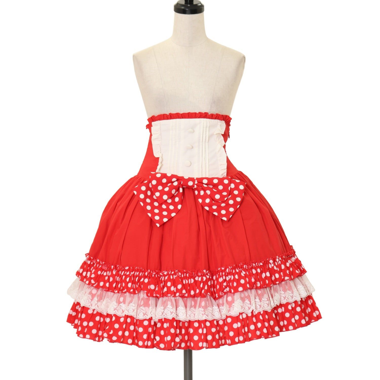 エ1新品　アトリエピエロ　ディズニーコラボ　ミニーちゃん　コルセットスカート 楽天市場】ATELIER PIERROT × Disney / ミニーマウス コルセット