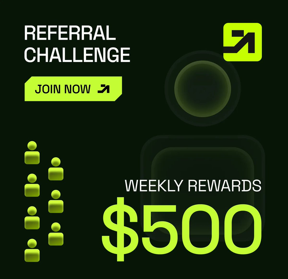 higher_bot's tweet image. 💸 $500 Weekly Referral Challenge 💸

Earn 35% in fee rewards and a share of $500 this week! Just invite your trader friends to Higher and share your winning PnL cards.

Weekly Prizes:
🥇 $250: Highest referral trading volume
🥈 $150: 2nd highest referral trading volume
🥉 $100:…