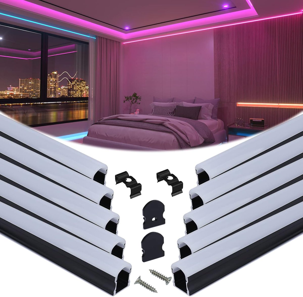 Level up your LED strips with spotless diffuser channels ✨ Sleek, modern, and easy to install for that pro lighting finish.
👉 Available here: linktr.ee/Babygalcrystal