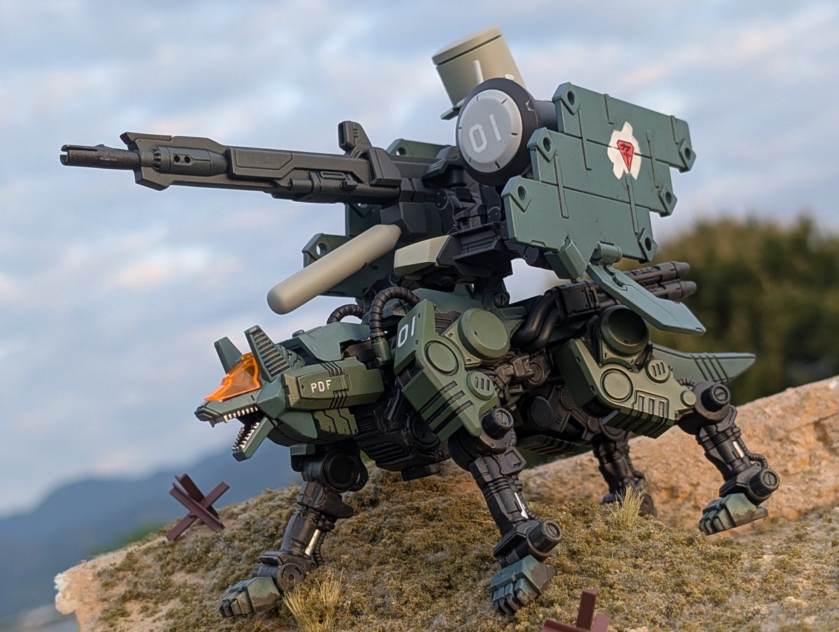 #お昼休みに一枚だけ模型写真を貼ろう
コマンドウルフ「レッヒャー」