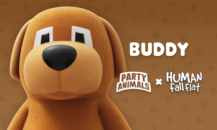 party_animals's tweet photo. Say hello to Buddy from @HumanFallFlat ! Did you get it right? Congrats to @Lynniexoxx  @ojalaserunbot  @draculas4231  on winning the game key!

From September 20th to December 20th, log in to Party Animals to claim the collab outfit for free. Set your alarm, and make sure to update your game then!
#PartyAnimals #HumanFallFlat
