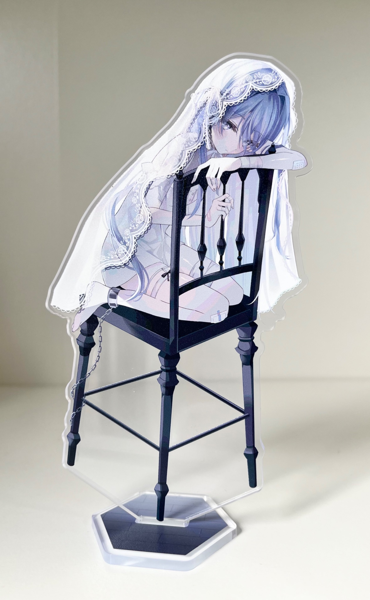 ぽっちゃま*⋆✈＊アクリル表札【リッチストーン】＊鏡面仕上げ