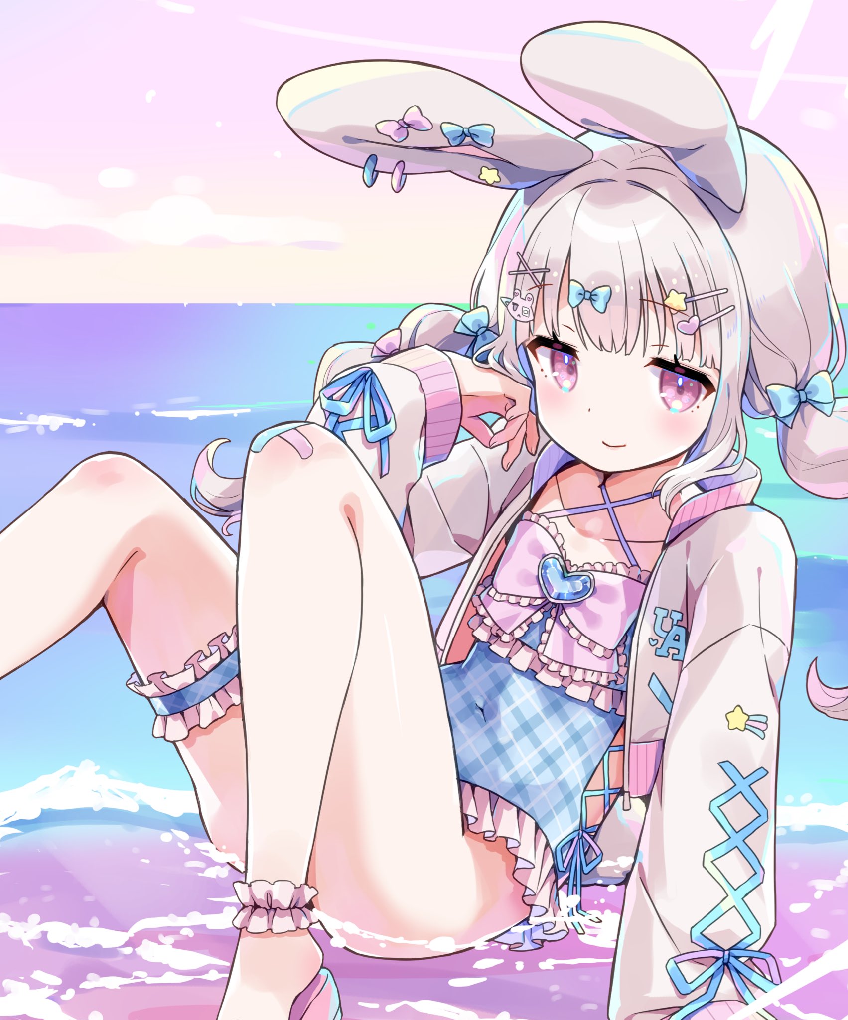 兎彷魂あみゅ　イラストカード　サイン 兎彷魂あみゅ🤍🐰🩷 on X