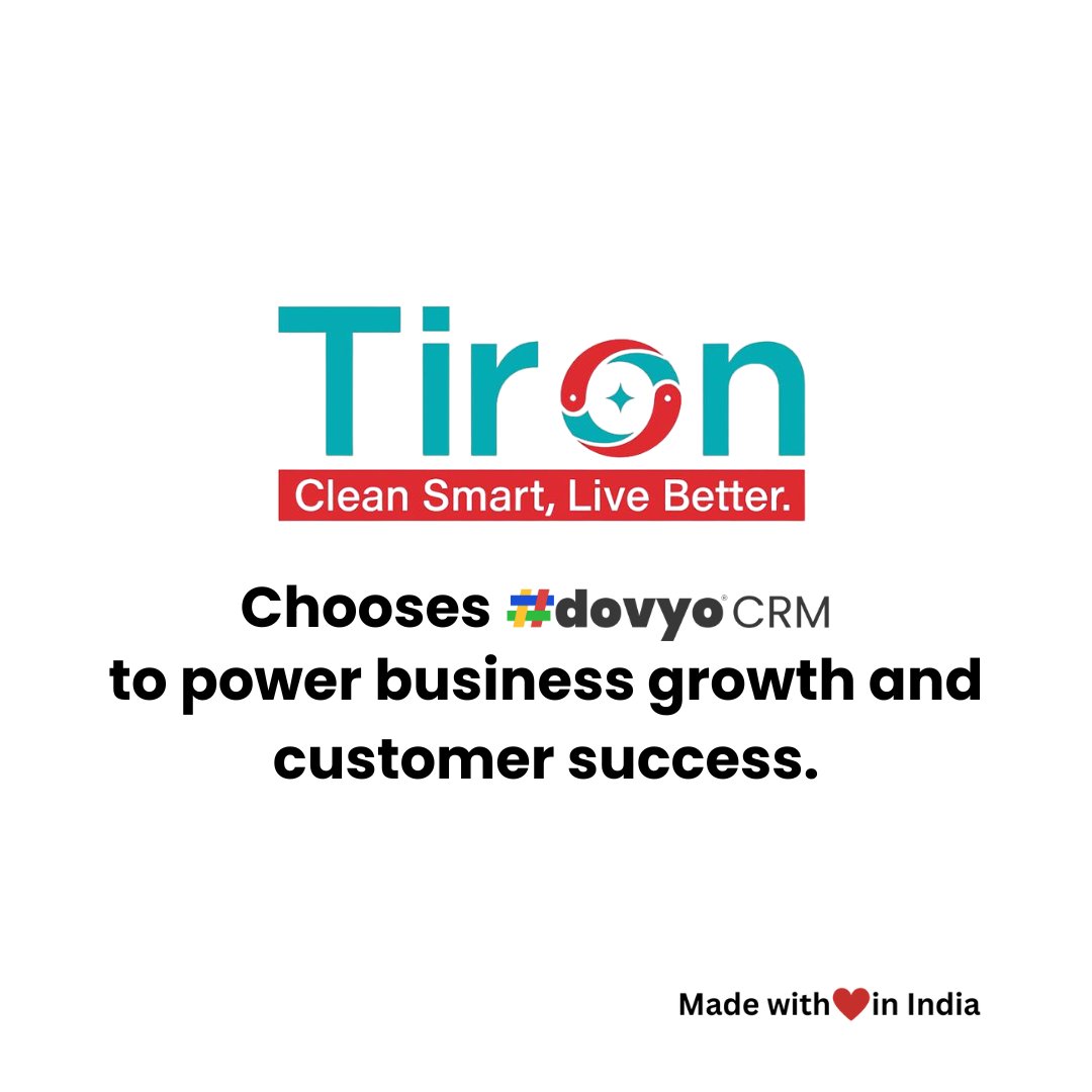 dovyotech's tweet image. VEE YSS LIFESTYLES ROBOTICS PVT LTD hands with #dovyo CRM to elevate customer relationship management, streamline operations, and drive business growth #dovyoCRM, #CRMforbusiness #businessgrowth, #successtogether, #CRM. hashdovyo.com