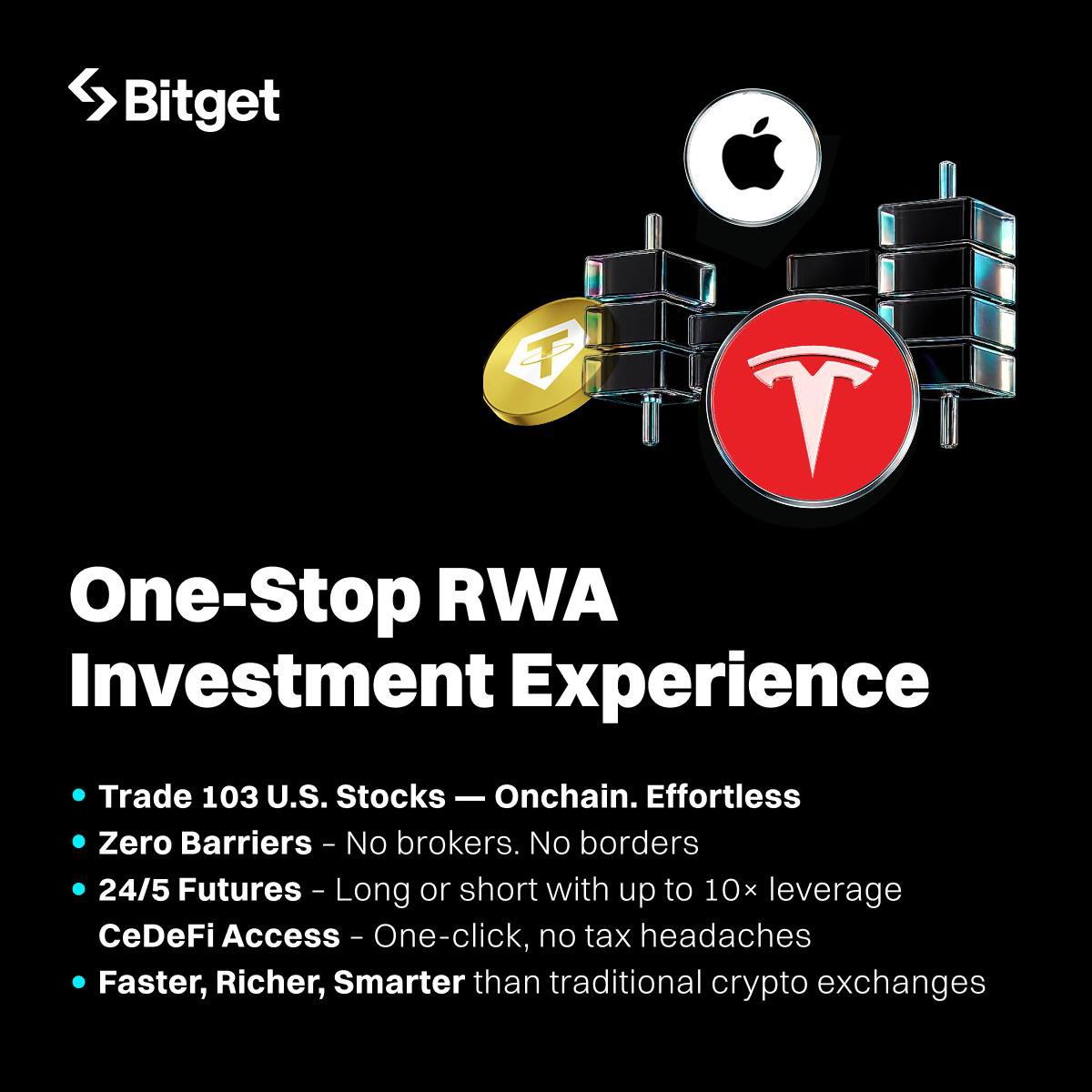 iamtmz_'s tweet photo. 🔥Bitget partners with Ondo Finance to launch real-world asset (RWA) trading!
✨Onchain Real-World Assets (RWA) are merging the physical and digital economies.
💪Don't get left behind.

📖Learn how it works: https://t.co/YY1s3yd1Ua
#BitgetOnchain #OnchainChallenge https://t.co/vParhEftpx