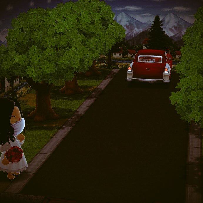 人気ない真夜中の道🌃
えっ！いま女の人いなかった？
見間違いかな💦
そんな事たまにないですか？
どっちなんだろね…アレ。。。
#ポケ森コンプリート  #ポケ森
#ポケ森ニンドリ  #ポケ森レイアウト